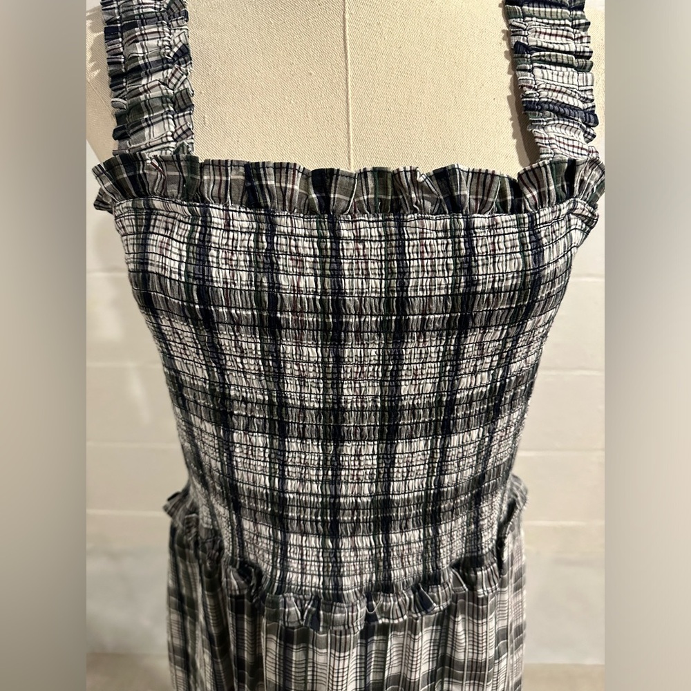 Veronica Beard Ziada Cotton-blend Voile Midi Dress - Picture 4 of 9